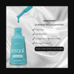 Kit 5 Esmaltes Risque Coleção Nova Cor e Voltei Esmalte Atacado