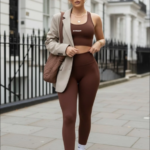 Conjunto Academia Top Fitness e Legging Cintura Alta Zero Transparência Suplex Strep Original