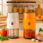 Processador Moedor De Grãos Café Picador De Alimentos Triturador De Carnes Kit 2 em 1 Recarregável