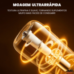 Processador Moedor De Grãos Café Picador De Alimentos Triturador De Carnes Kit 2 em 1 Recarregável