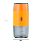 Processador Moedor De Grãos Café Picador De Alimentos Triturador De Carnes Kit 2 em 1 Recarregável