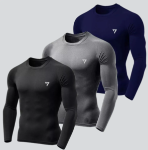 Kit 3 Camisetas Térmicas Masculina Segunda Pele Camisa Uv50