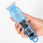 Máquina De Cortar Cabelo Profissional Smart Lcd Barbeador Elétrico Transparente Sem Fio Para Homens