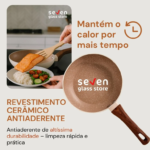 Jogo De Panelas Cerâmico Antiaderente Indução 10 Peças