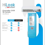 DVR HiLook Dvr-116g-k1 16 Canais 5MP H.265 Pro+ com Alta Eficiência de Compressão e Compatibilidade