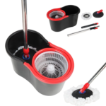 360 ° Balde De Esfregão Giratório Multiuso Ajustável-Com 2 Recargas-Centrífugo Rodas E Rodo De Alça 100 % original