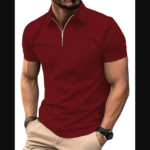 Kit 2 Camisetas Polo Manga Curta Ziper Masculina Canelada