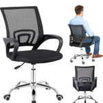 Cadeira De Escritorio Home Office Giratoria Com Tela Mesh