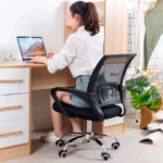 Cadeira De Escritorio Home Office Giratoria Com Tela Mesh
