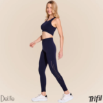 Calça Legging Feminina Trifil Sem Costura Academia Cós Alto