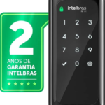 Fechadura Digital de Sobrepor Touch Screen FR 101 Preto Intelbras