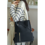Bolsa feminina à prova d’água e antifurto ideal para escola trabalho e viagens