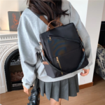Bolsa feminina à prova d’água e antifurto ideal para escola trabalho e viagens