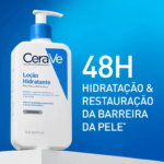 Loção Hidratante Corporal Sem Perfume, com Ceramidas Essenciais e Ácido Hialurônico, Textura Fluida CeraVe 473ml
