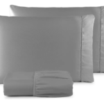 Jogo De Lençol 400 Fios Ponto Palito Cama Queen