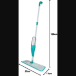 Mop Spray Fit Microfibra Verde Reservatório 365ml Flash Limp