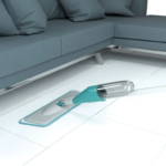 Mop Spray Fit Microfibra Verde Reservatório 365ml Flash Limp