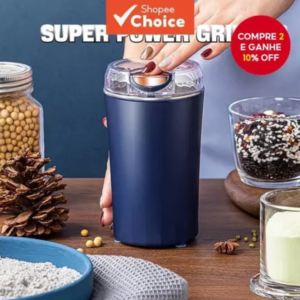 Pequeno Moedor Elétrico De Grãos Café De Aço Inoxidável Ervas Para Cozinha