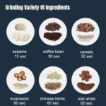 Pequeno Moedor Elétrico De Grãos Café De Aço Inoxidável Ervas Para Cozinha