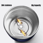 Pequeno Moedor Elétrico De Grãos Café De Aço Inoxidável Ervas Para Cozinha