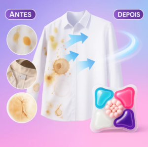 Detergente em Cápsulas 5em1 – Limpeza Profunda, Perfume Forte, Remove Manchas – 12 Pods