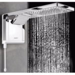 Chuveiro elétrico de parede Lorenzetti Acqua Ultra Duo Branco Cromado 6.8kW