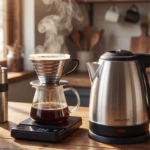 Chaleira Eletrica Inox 1.8L Potencia 1000W 1500W Desligamento Automatico Base 360 Ferve Rapido