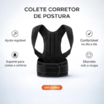 Corretor Postura Cinta Postural Para Coluna Corrigir Postura Protetor Lombar Corretor