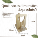 Porta papel toalha multiuso+porta guardanapo cozinha espaços goumet e etc