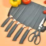 Kit 19 Peças Jogo de Utensílios Para Cozinha em Silicone Com Cabo de Madeira Completo Antiaderente e Resistente ao Calor