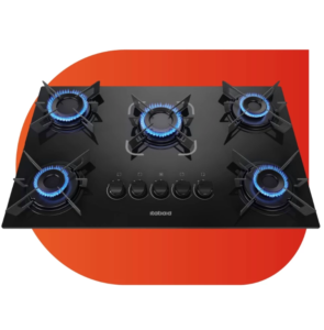 Cooktop Itatiaia Electra 5 Bocas Mesa de Vidro Temperado e Acendimento Superautomático Preto Bivolt