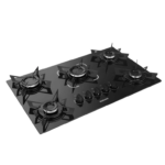 Cooktop Itatiaia Electra 5 Bocas Mesa de Vidro Temperado e Acendimento Superautomático Preto Bivolt