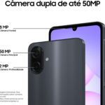 Celular Samsung Galaxy A07 128gb, 4gb, Câmera 50mp, Tela 6.7 , Proteção Ip54, Processador 6nm – Verde