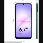 Celular Samsung Galaxy A07 128gb, 4gb, Câmera 50mp, Tela 6.7 , Proteção Ip54, Processador 6nm – Verde