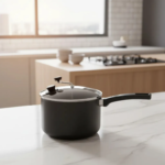 Panela de Pipoca Profissional RL 4L Antiaderente Tampa de Vidro Preto