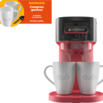 Cafeteira Elétrica Vermelha E Preta Cadence 127v ou 220v Single Up Caf230