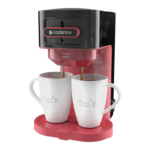 Cafeteira Elétrica Vermelha E Preta Cadence 127v ou 220v Single Up Caf230