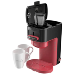 Cafeteira Elétrica Vermelha E Preta Cadence 127v ou 220v Single Up Caf230