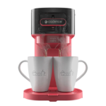Cafeteira Elétrica Vermelha E Preta Cadence 127v ou 220v Single Up Caf230