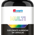 Multivitamínico Growth – 120 Cápsulas | Suplemento Completo com Vitaminas e Minerais Essenciais | Energia, Imunidade e Saúde Diária
