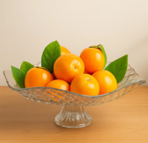 Fruteira Saladeira Vidro Pé Gourmet Cozinha Mesa Jantar Buffet Decoração Centro Mesa Vidro Ruvolo