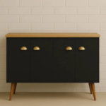 Aparador Buffet T&T 4 Portas com Pés Retro Cantinho Do Café – Cores