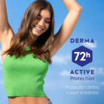 NIVEA Desodorante Antitranspirante Aerossol Derma Control Defende 200ml, Proteção 72h, Previne Irritações, Ácido Hialurônico, Conforto Extra
