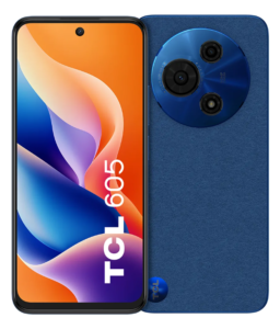 Smartphone TCL 605 Tela 6.7 Hd+ 90hz 128GB + 12GB* RAM (*4GB +8GB RAM expandida) 50MP + 5MP Processador Octa Core NFC Bateria de 5200Mah