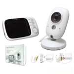 Baba Eletronica Visão Noturna Vb603 Video Voz Camera S/ Fio Cor Branco 127/220V