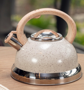 Chaleira Bule Alumínio Com Apito Roma Brinox 2,7 Litros