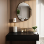 Penteadeira Suspensa com Gaveta Multifuncional Corrediça Organizadora Maquiagens Hall de Entrada Lar