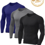 Kit 3 Camisetas Masculinas Segunda Pele Proteção UV Térmica