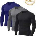 Kit 3 Camisetas Masculinas Segunda Pele Proteção UV Térmica
