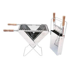 Mini Churrasqueira Portátil De Aço Galvanizado – Gudim